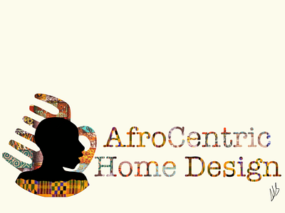 AfroCentric Home Design Logo afrocentric art branding clean commission company branding company logo flat graphic design illustration illustrator logo