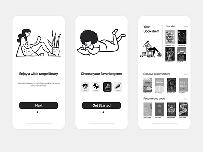 Reading App Design Project (Stay Home)