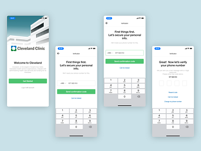 Phone Verification with OTP adobe xd app beauty clean clean design clean ui design georgia login onboarding otp ui uidesign uxui