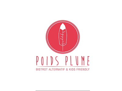 Brand Identity - Poids Plume at Strasbourg bistrot identity kids logo strasbourg
