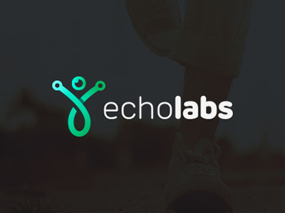 Echo Labs body company design echo green helath labs logo modern nemanja fent simple technology
