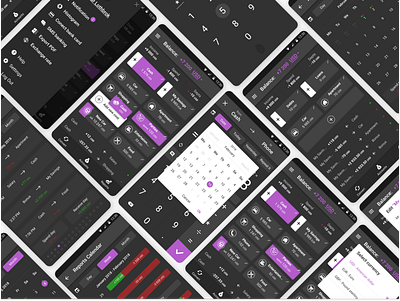 Your Money Tracker android dark design interface mobile money money app tracker ui uiux ux