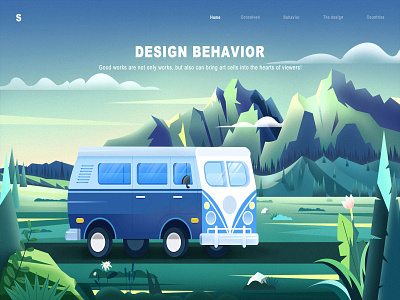 Constantly improve their visual impact branding design illustration