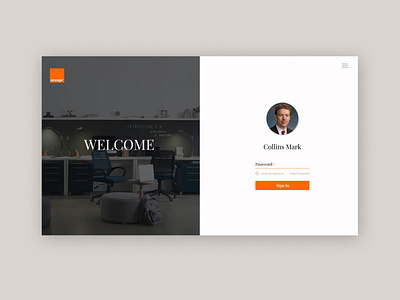 Organization Freelancer login page