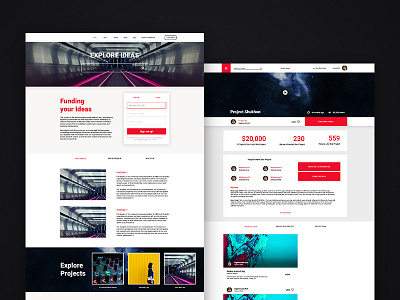 Crowdfunding Website Concept