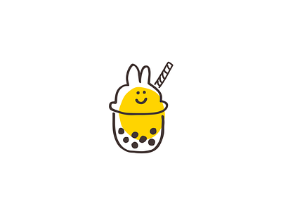 Bubble Tea branding character colour design doodle drawing icon iconset illustration logo