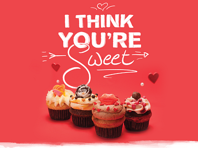 Valentine's Day Campaign- Sweet by Holly cupcakes sweet by holly valentines campaign