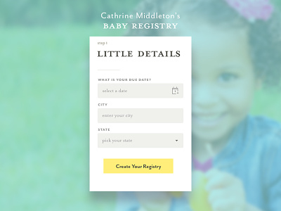 Tugboat eCommerce Website Forms data forms kids clothes ui ux website