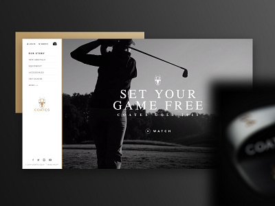 Coates Golf eCommerce Website