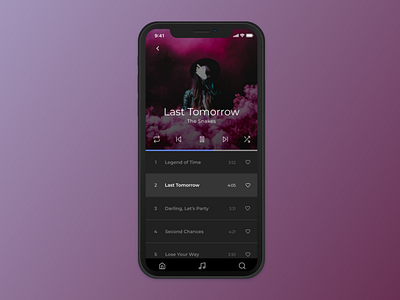 Music Player | Design Challenge design ui ux