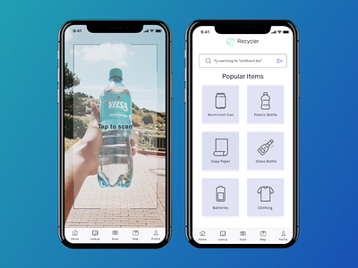 Recycler design ui ux