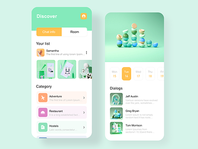 This is an app that makes you feel fresh app design food icon illustration interface logo minimal mobile page type ui ux