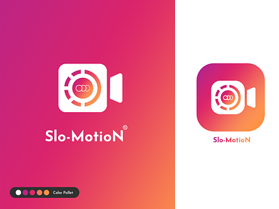 Logo Design, App Logo Design SLOW MOTION app logo app logo design icon design iconography instagram logo logo design logo designs logo mark logodesign logos logotype