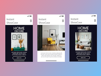 ios mobile mockup instant showcase