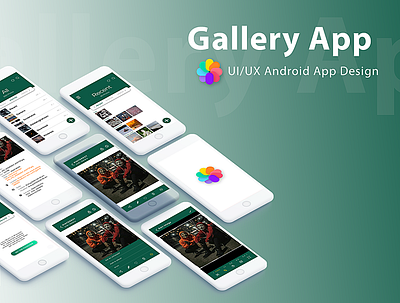 Gallery App Design app design gallery graphicdesign logodesign mobile app design music app picture ui ux uidesign webdesign