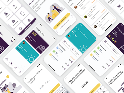 Puzzle - Mobile App figma finance fintech modern