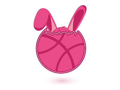Dribbble Easter Rabbit easter illustration rabbit