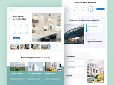 Real estate landing page