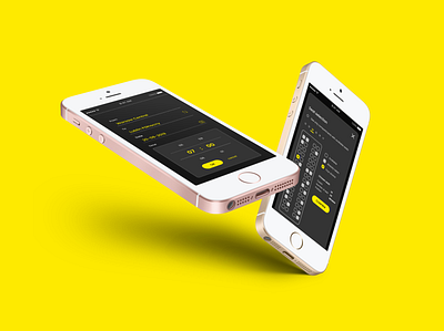 Contrast mode for a train app black and yellow contrast design intercity mobile ui mobile ui design pkp transportation design ui ux visuality