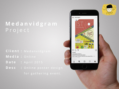 Medanvidgram Gathering Poster design gathering illustration instagram