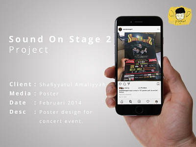Sound On Stage 2 Offline Poster concert design poster