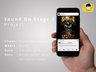 Sound On Stage 2 Online Poster concert design poster