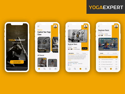 YogaExpert Online Yoga learning app app app design ios app ios app design ios design iosappdesign learning app online learning online yoga learning app ui ui design uidesign ux ux design uxdesign yoga yoga app