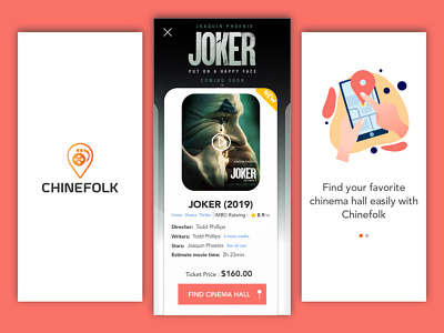 Chinefolk Movie App app clean ui cleandesign ios iosapp movie app movieapp ui ui design ux ux design