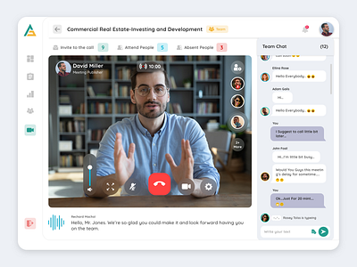 Allis video calling app app app design call chat clean conference conversation conversational ui hangout interface livestream people product remote remote work ui video visual design web zoom