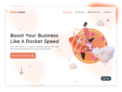 Marketchee - Digital Agency Landing Page