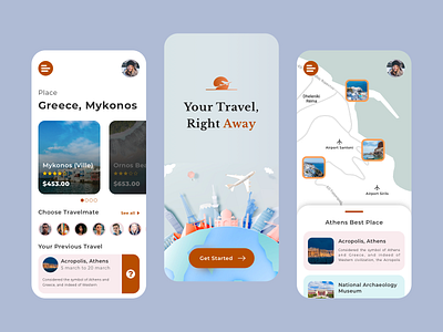 Travel App Design Concept app app design clean clean design clean ui minimal mobile tourism tourplan travel travel agency travel app traveling trip planner ui ui design uidesign ux ux design