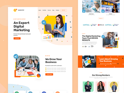 Digital Marketing Landing Page Design