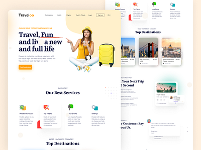 Traveloo - Landing Page