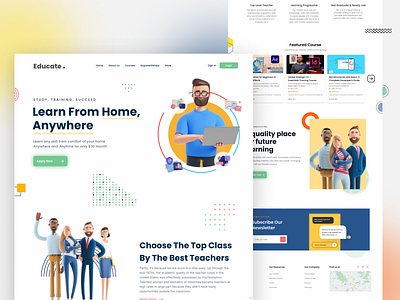 Educate - Landing Page