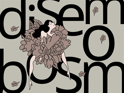 Disembosom 2d art character design design girl illustraion nature ui
