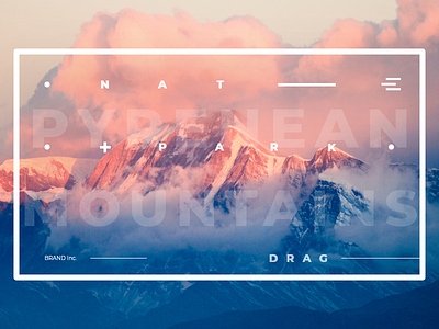Natural Park design desktop discovery homepage mountain national park prototyping pyrenees tourism ui ux webdesign