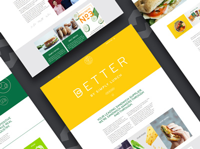 Simply Lunch branding design ecommerce design mobile website ui ux web web design website website designing