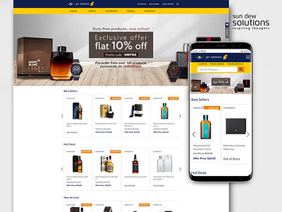 Duty Free E-Commerce branding design dutyfree ecommerce ecommerce design mobile mobile website ux web web design website website designing