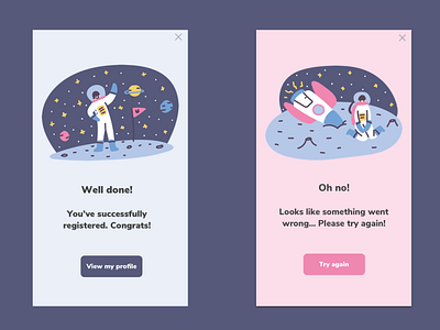 Space Messages | Daily UI 11