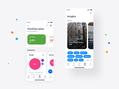 Genuine Impact, Fintech App - insights & portfolio