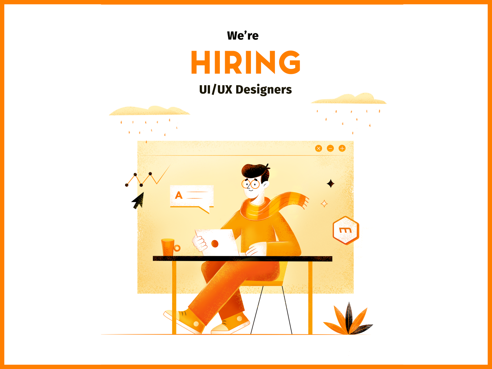 We're hiring designers! design design work hiring hr illustration it work job offer merixstudio poland product design regular designer senior designer work workshops