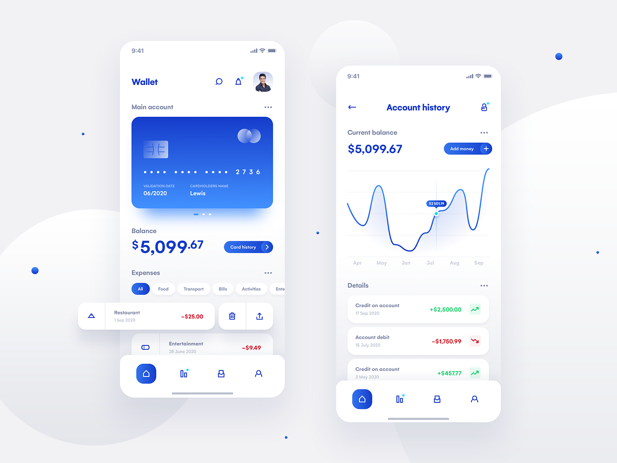 Fintech App Sign in/Sign up by Merixstudio on Dribbble