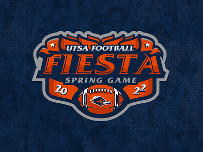 UTSA Football Fiesta Spring Game branding football logo spring utsa