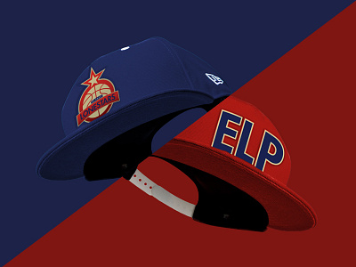 El Paso Lone Stars - SnapBack Hats basketball el paso hats logo nba new era portfolio texas website