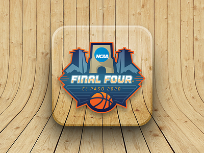 NCAA Final Four El Paso : App Icon app basketball design final four icon ipad iphone logo sports ui ux