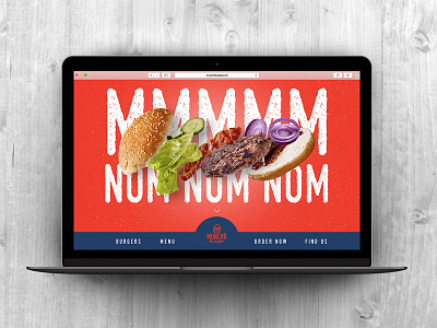 Munchr Burger : Web Interface burger design food fresh graphic mobile portfolio responsive web webdesign website