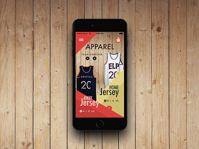 El Paso Lone Stars : App Interface app basketball design hoops interface sports star ui webdesign website