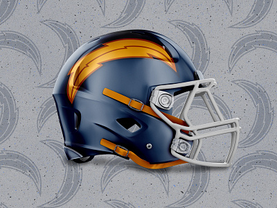 Los Angeles Chargers : Blue Helmet Concept