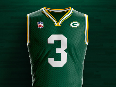 NFL Basketball Uniform : Green Bay Packers