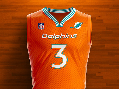 NFL Basketball Uniform : Miami Dolphins basketball dolphins hoops jersey logo miami nba nfl sports